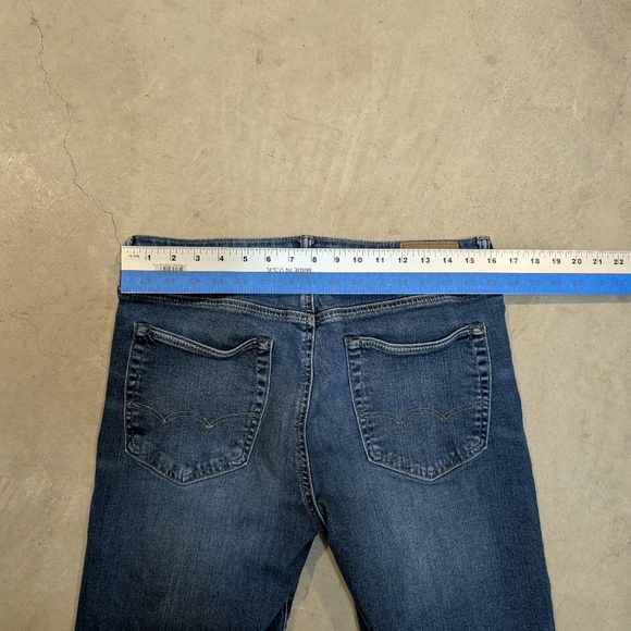 American Eagle Men's 33x30 (32x28.5) Jeans Slim Straight Denim Blue - Picture 8 of 8